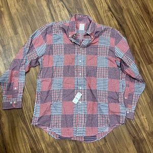 Brooks Brothers Red White and Blue Patch Shirt
